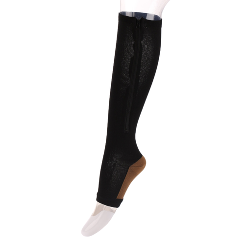 MedCare™ 20–30 mmHg Compression Socks with Zipper – Easy to Put On