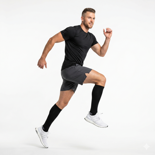 MedCare™ 20–30 mmHg Knee-High Compression Socks for Marathon and CrossFit