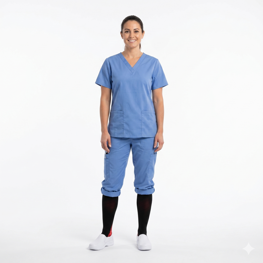 MedCare™ 20–30 mmHg Professional Unisex Compression Socks – Nurses, Flights and Sports