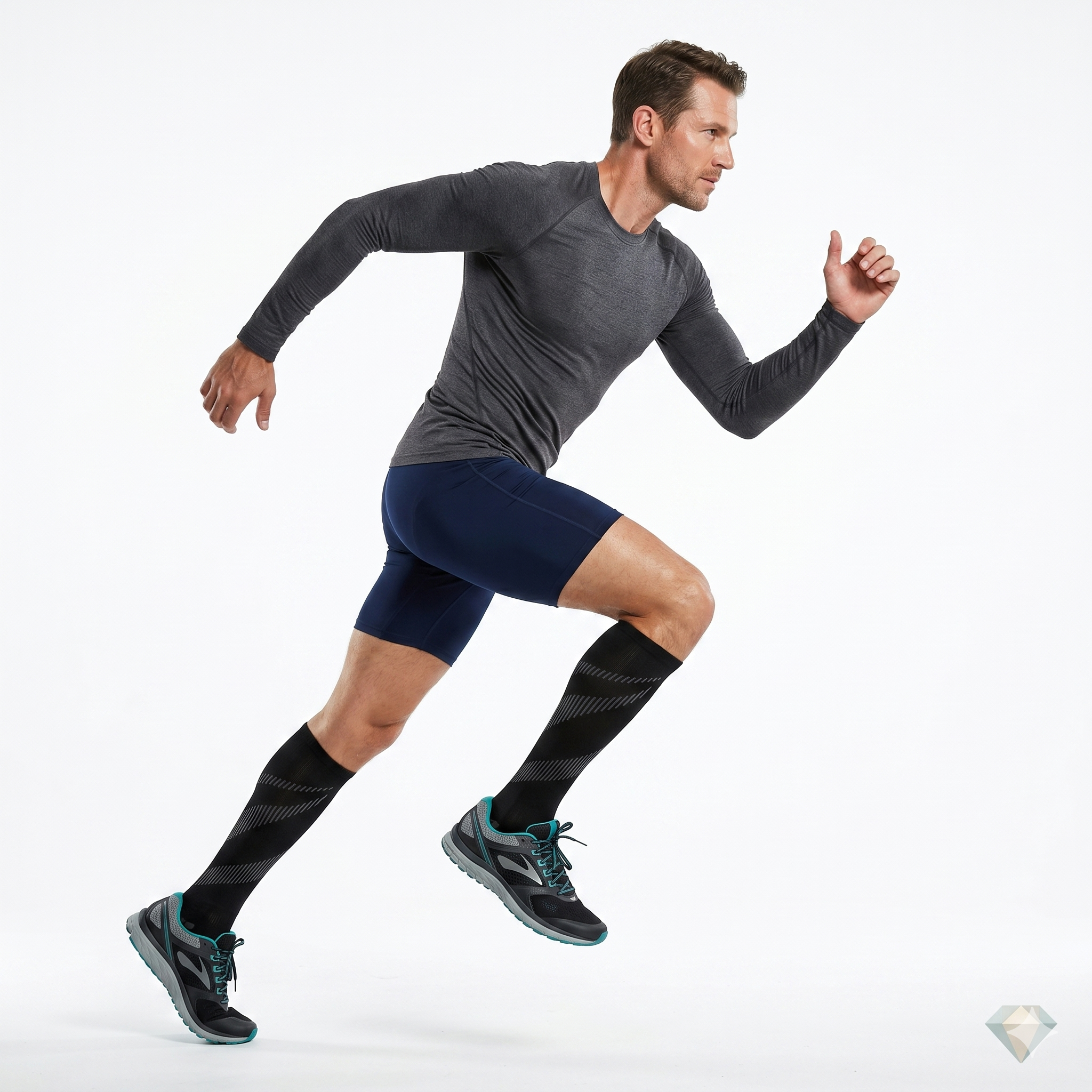 MedCare™ 20–30 mmHg Knee-High Compression Socks for Skiing, Cycling and Running
