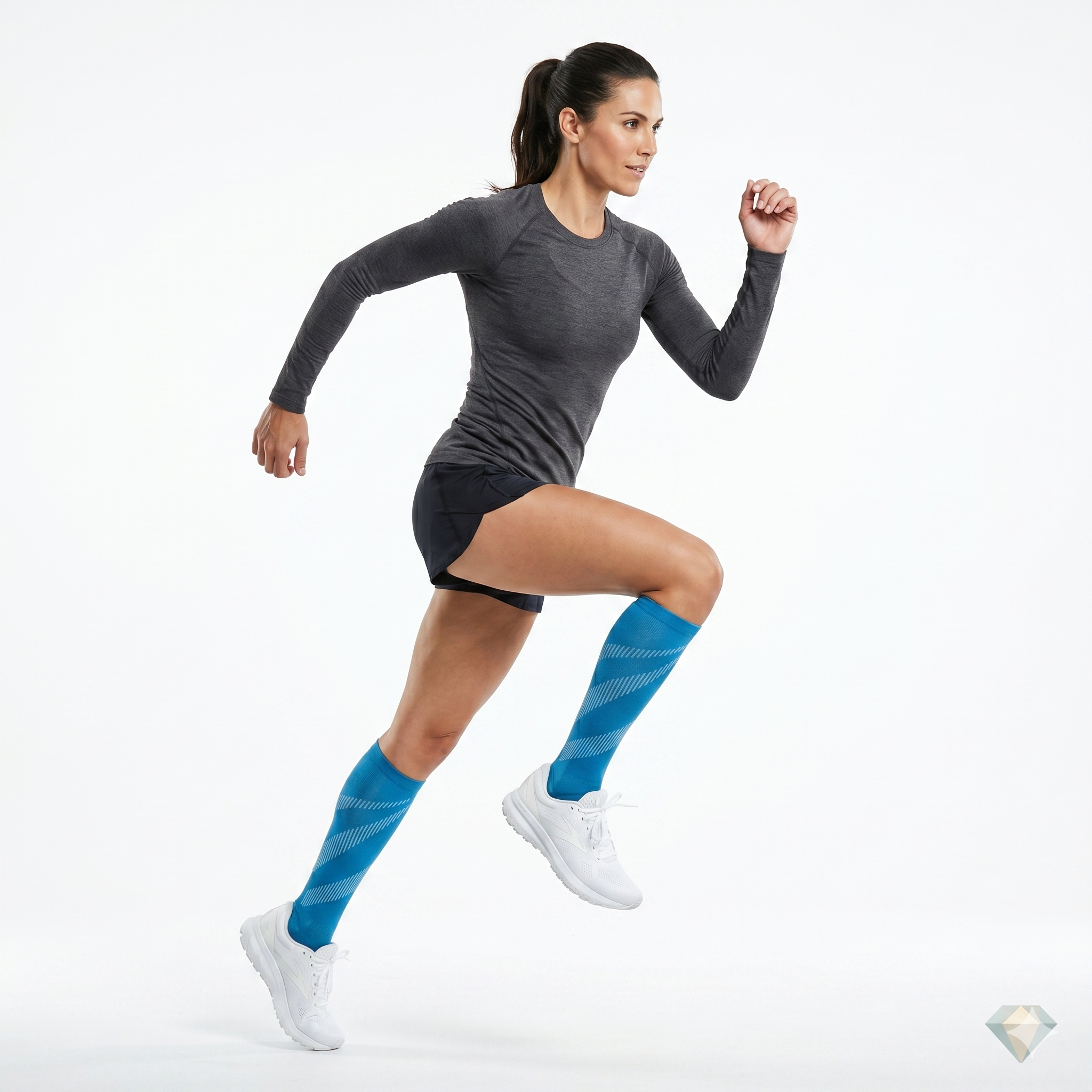 MedCare™ 20–30 mmHg Knee-High Compression Socks for Skiing, Cycling and Running