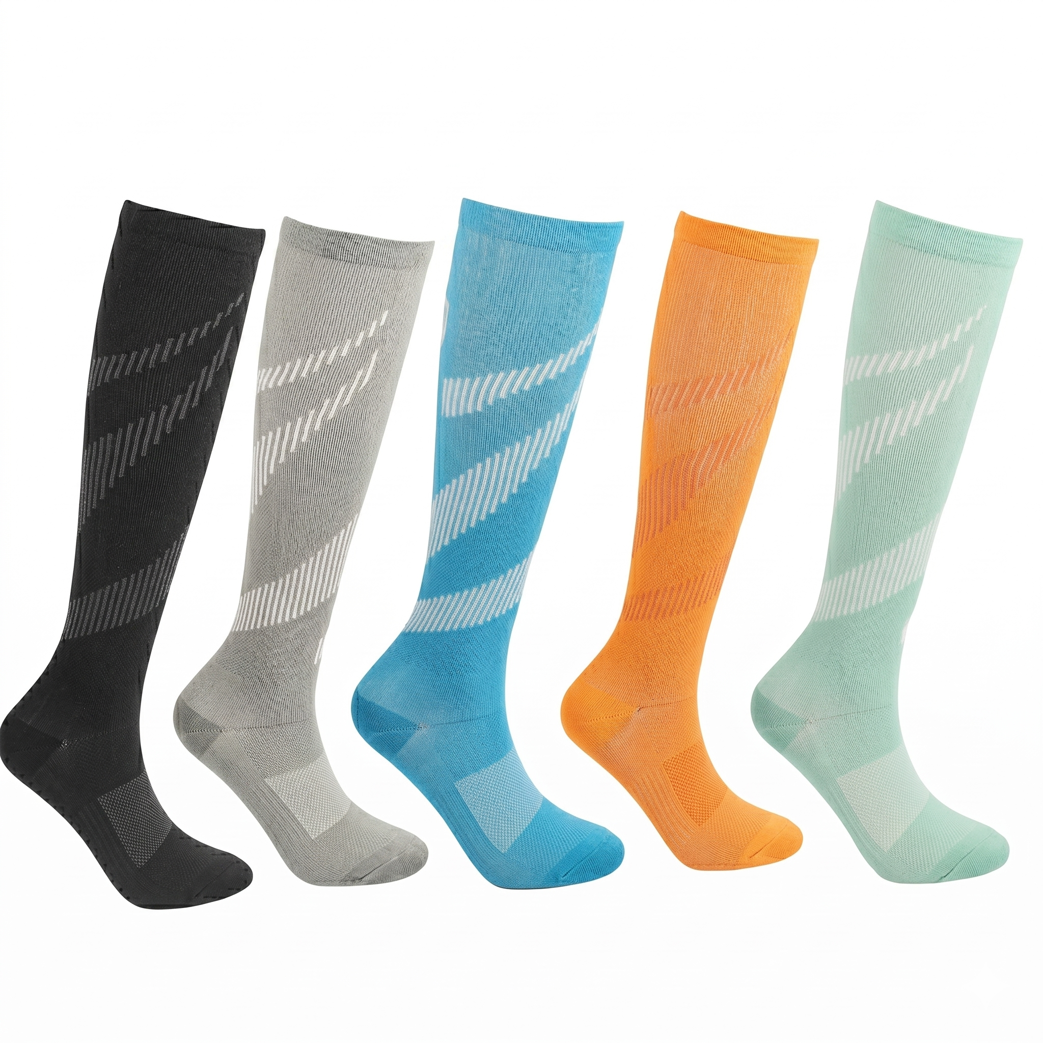 MedCare™ 20–30 mmHg Knee-High Compression Socks for Skiing, Cycling and Running