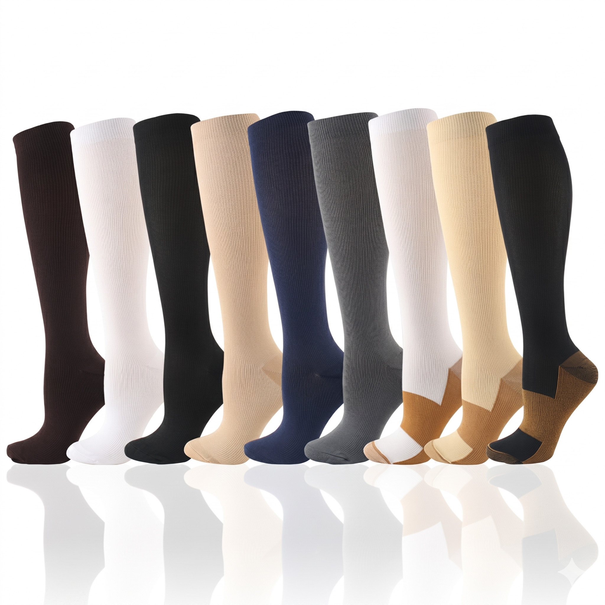 MedCare™ 20–30 mmHg Compression Socks with Copper Ions